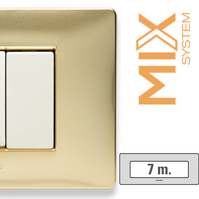 MIX Placca 7 Posti ORO KARAT