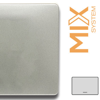 MIX Placca Cieca 3mod. ALUMINIUM