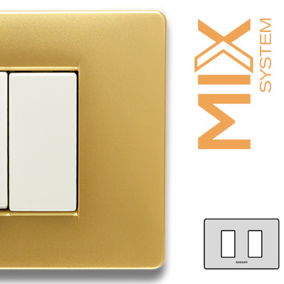 MIX Placca 2 Posti STAR DUST