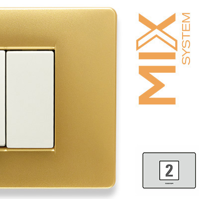 MIX Placca 2 P. Centrali STAR DUST