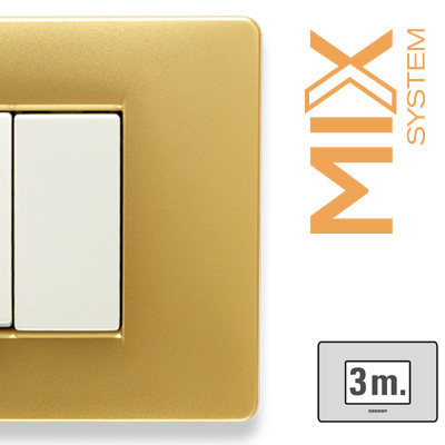 MIX Placca 3 Posti STAR DUST