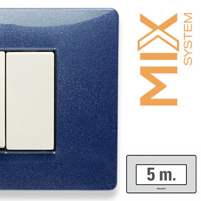 MIX Placca 5 Posti BLU VEGA