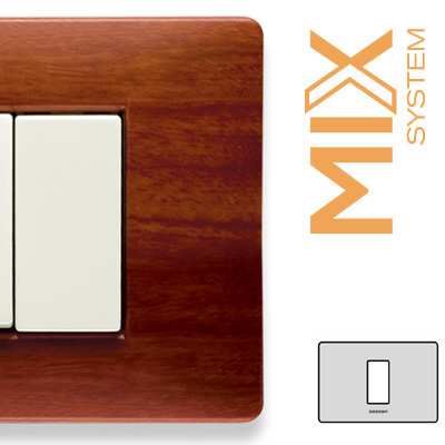 MIX Placca 1 P. Centrale ESSENZA CHERRY
