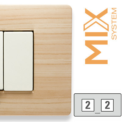 MIX Placca 2+2 Posti ESSENZA CRICKET