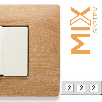 MIX Placca 2+2+2 Posti ESSENZA WILLIAMS