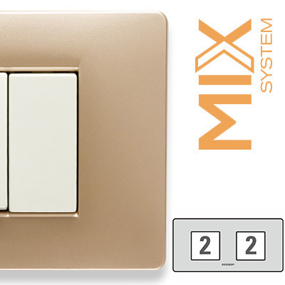 MIX Placca 2+2 Posti SAHARA