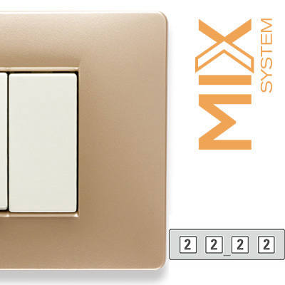 MIX Placca 2+2+2+2 Posti SAHARA
