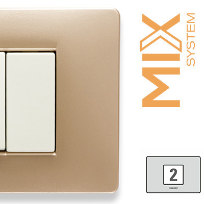 MIX Placca 2 P. Centrali SAHARA