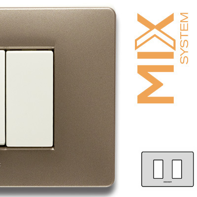 MIX Placca 2 Posti VULCANO
