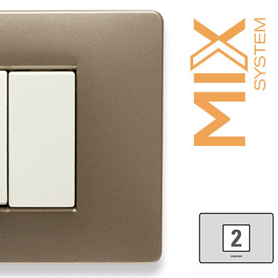 MIX Placca 2 P. Centrali VULCANO