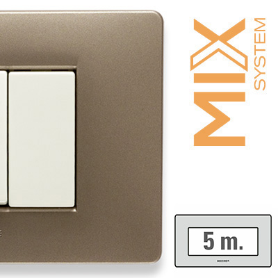 MIX Placca 5 Posti VULCANO