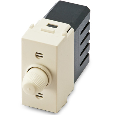 MIX Dimmer Res.Rotativo 500W c.int.BEIGE