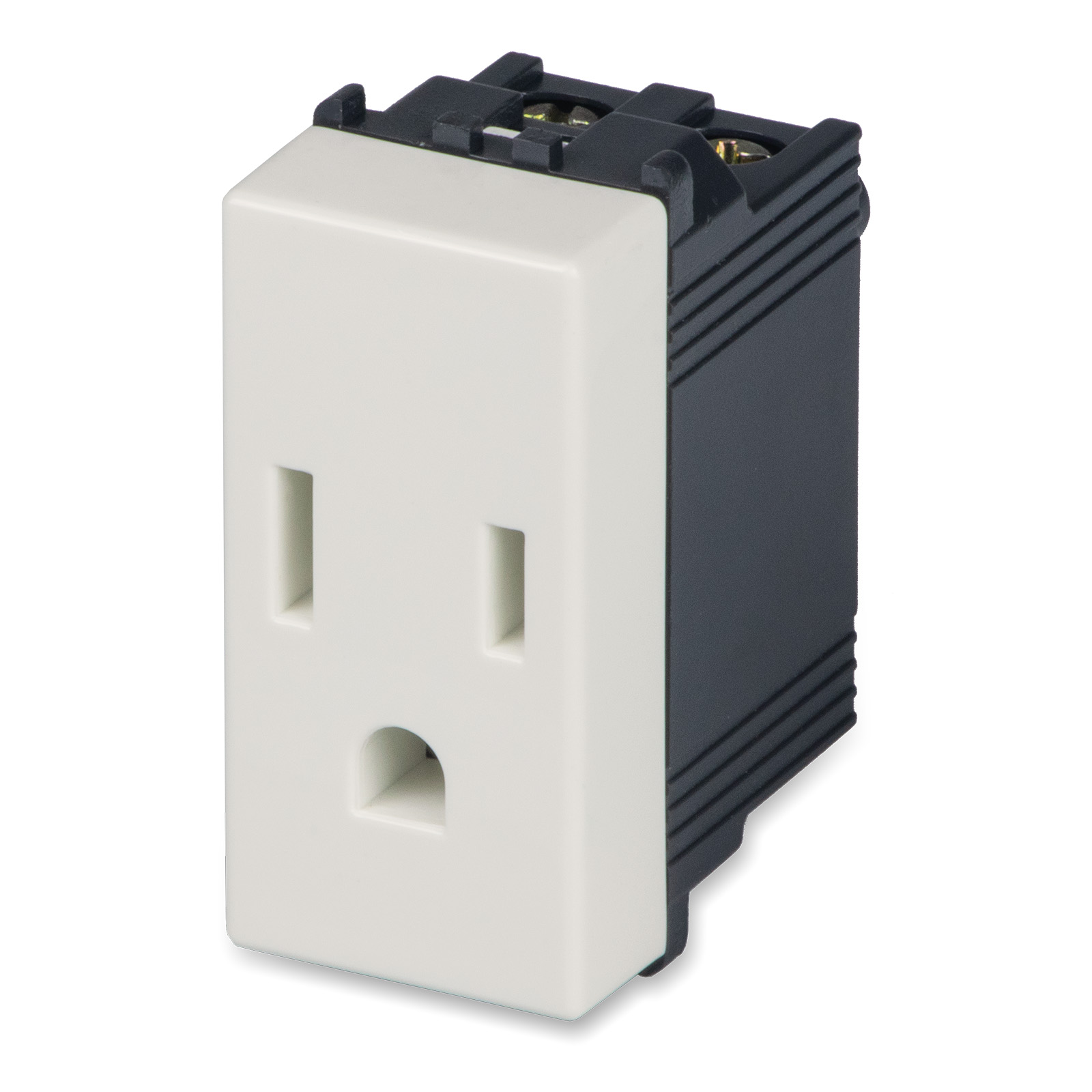15A 2P American socket+Earth Ivory