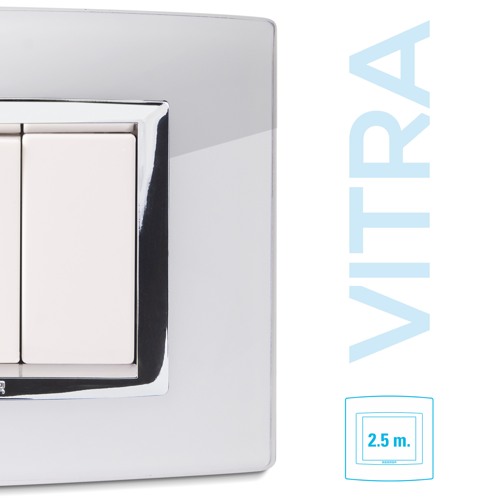 Placca Vetro BIANCO 2,5P. Vitra