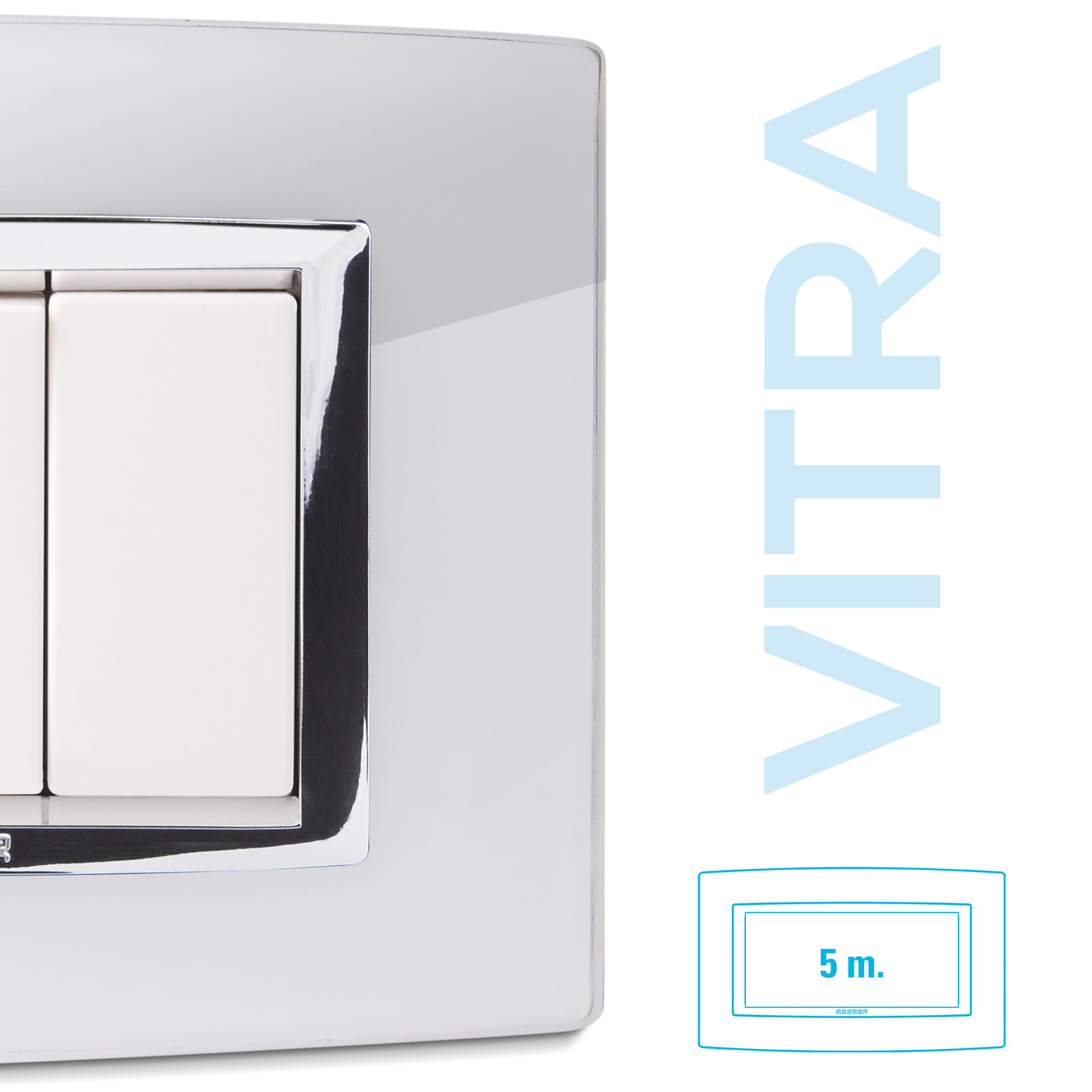 Placca Vetro BIANCO 5P. Vitra