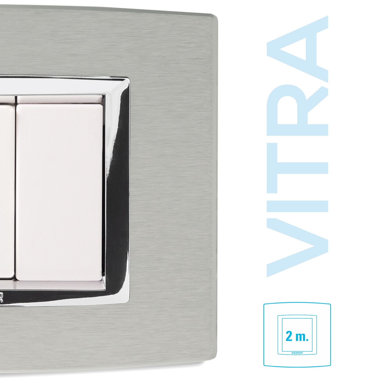 Placca Alluminio Naturale 2P. Vitra