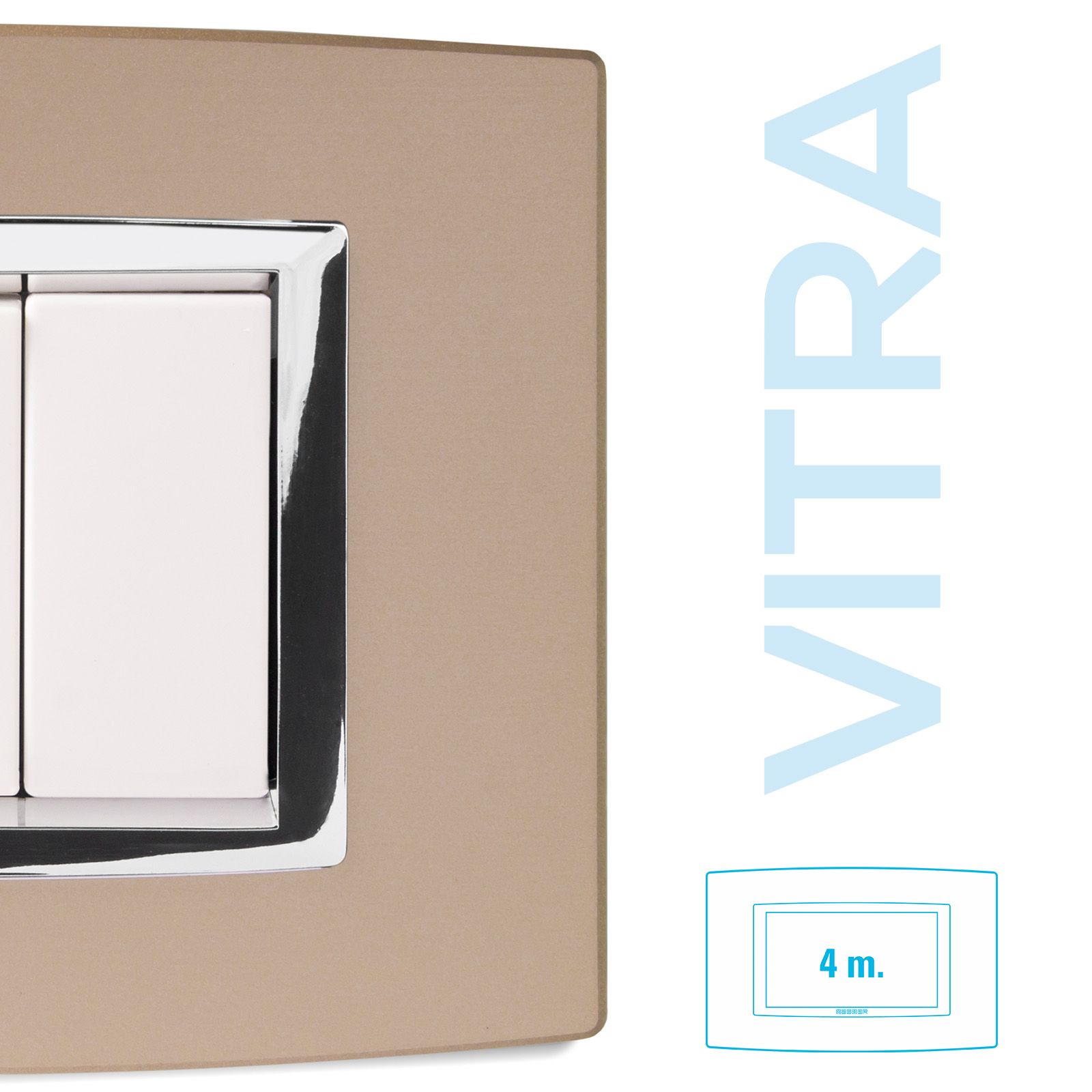 Placca Light Gold 4P. Vitra
