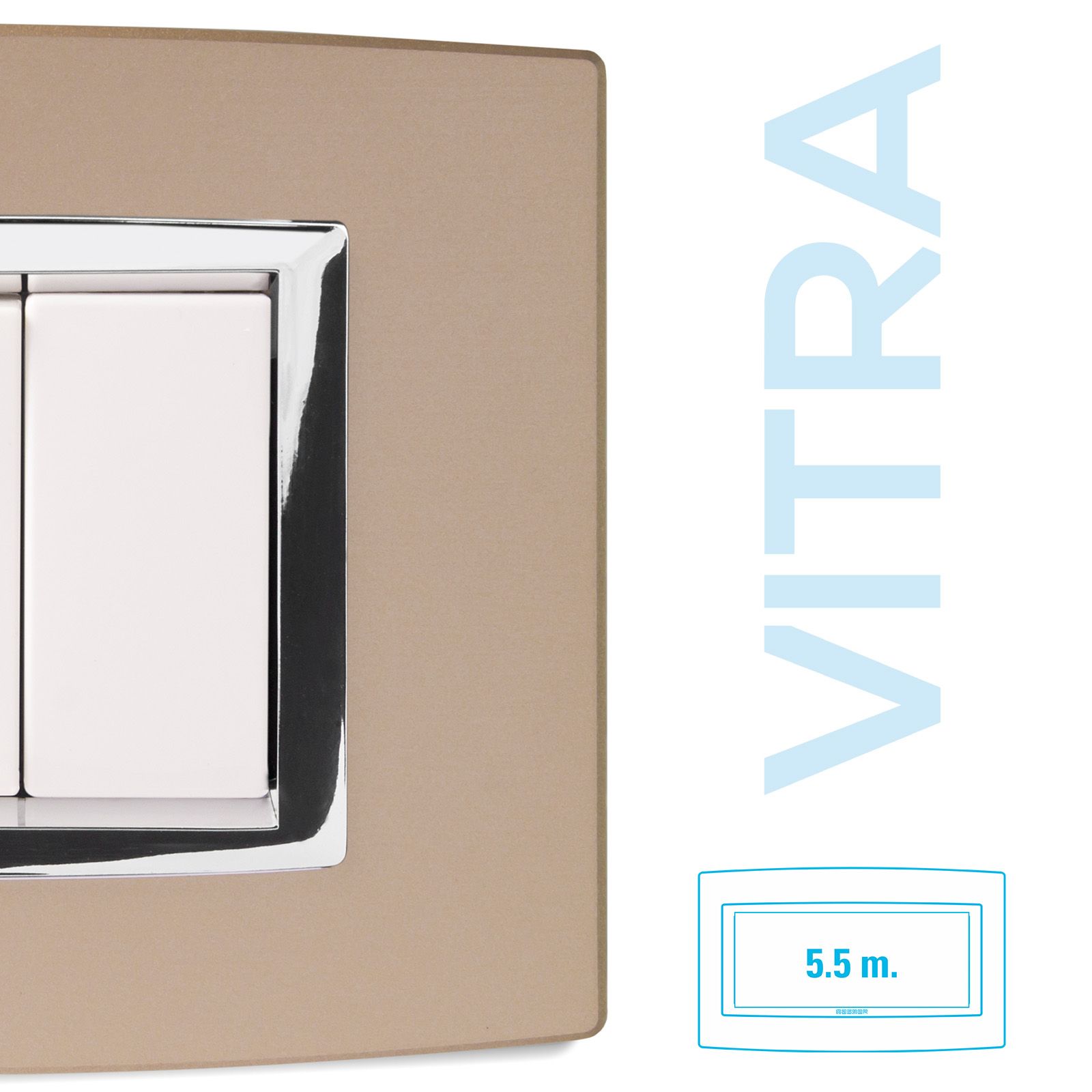 Vitra 5,5 modules frame Light Gold