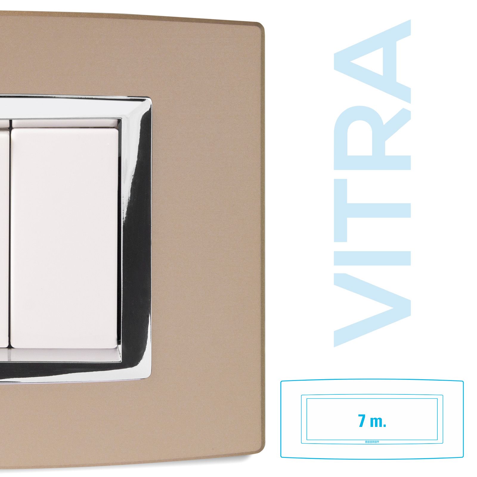 Placca Light Gold 7P. Vitra