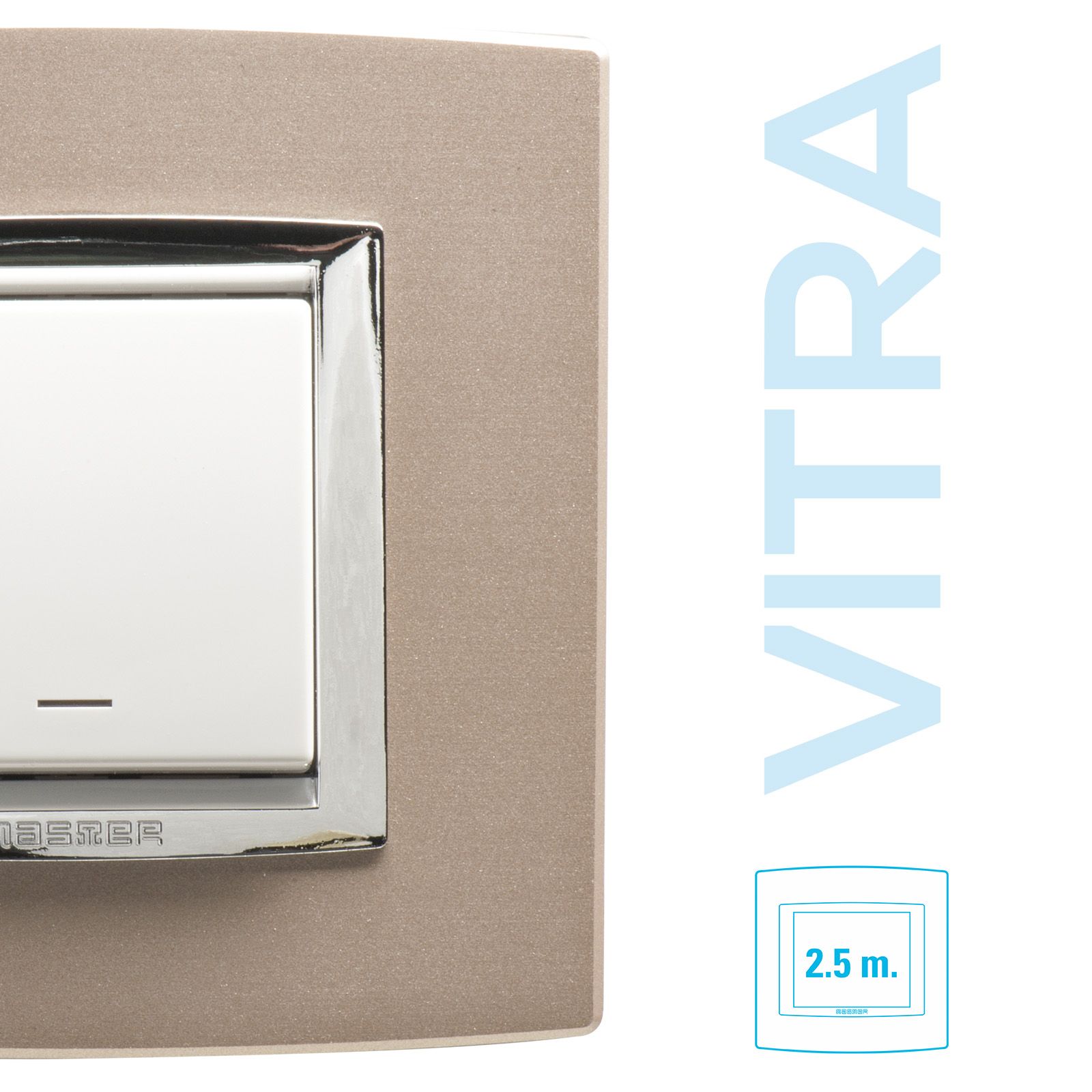 Placca Bronzo 2,5P. VitraBS