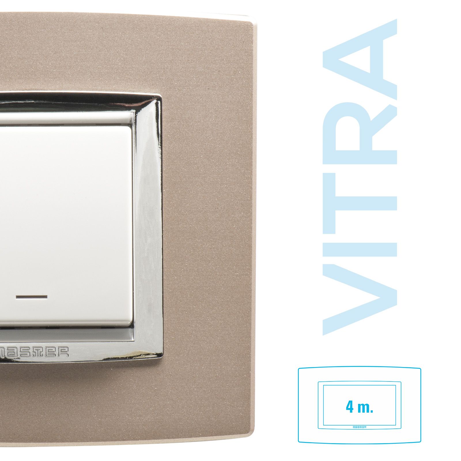 Vitra 4 modules frame Brushed Bronze