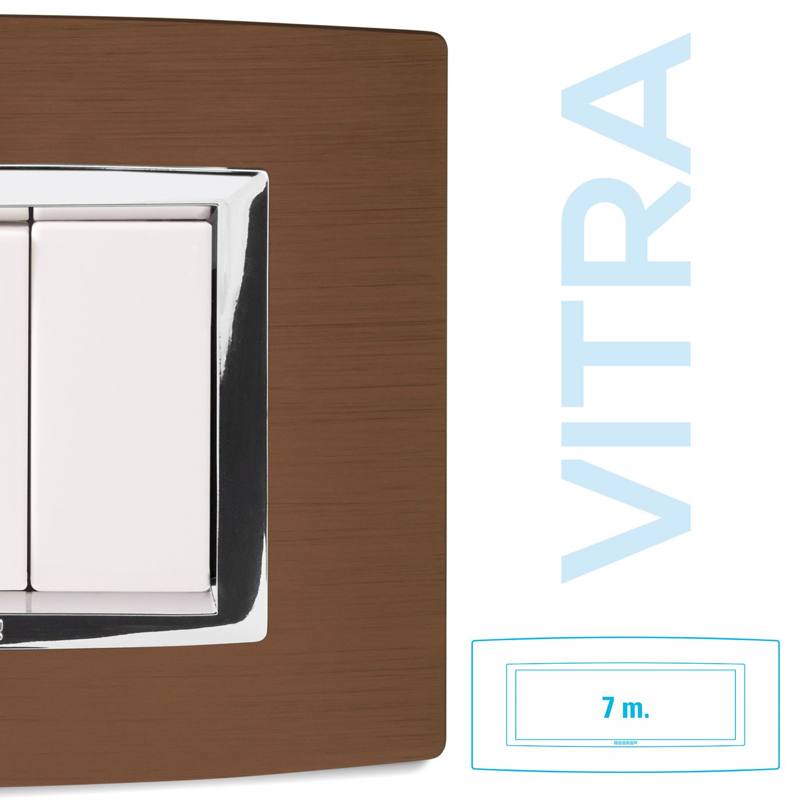 Placca Rame Opaco 7P. VitraBS