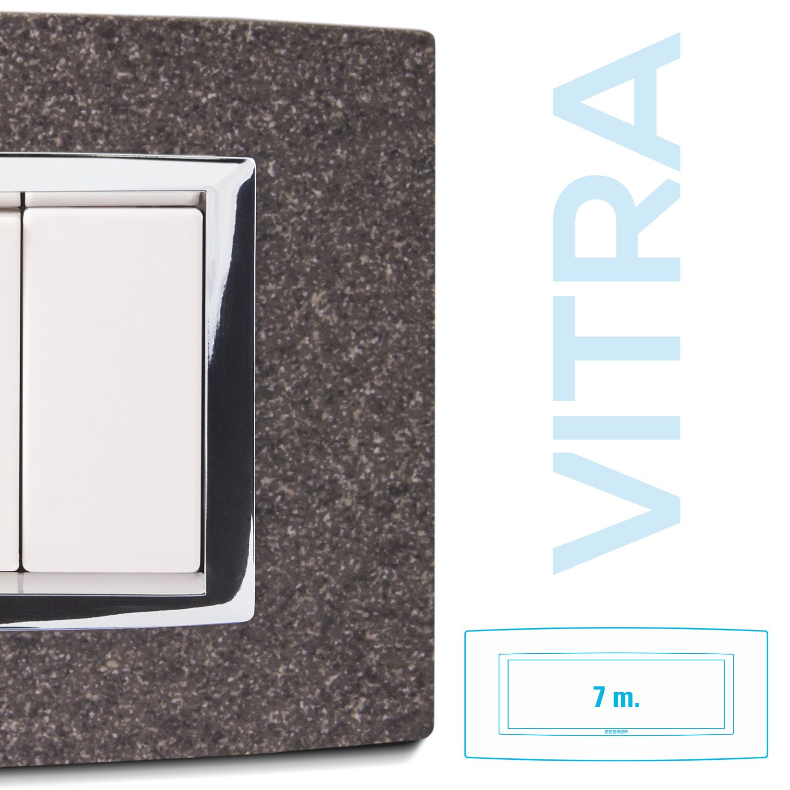Placca Vitra Granito Grigio 7 P