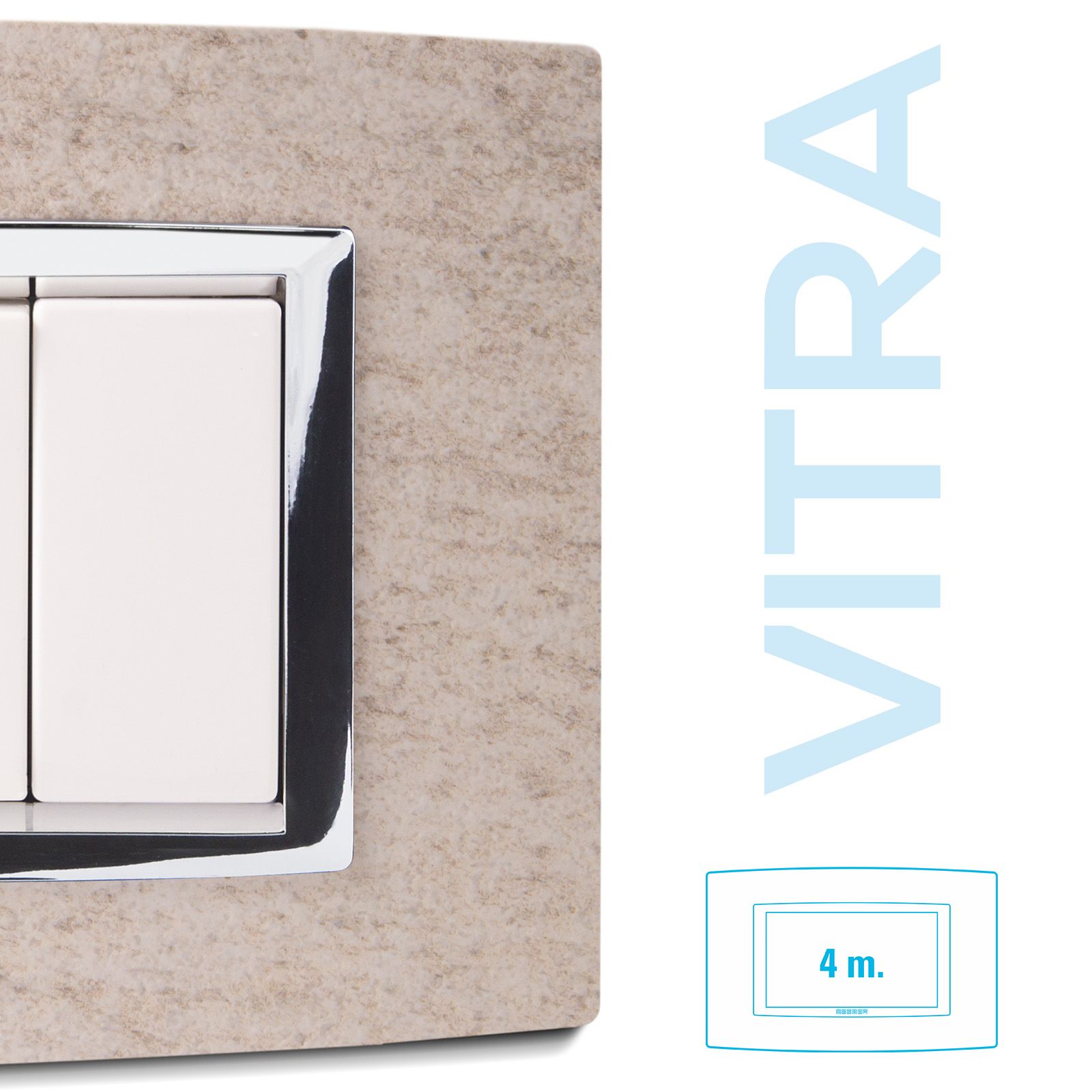 Placca Vitra Granito Perla 4 P