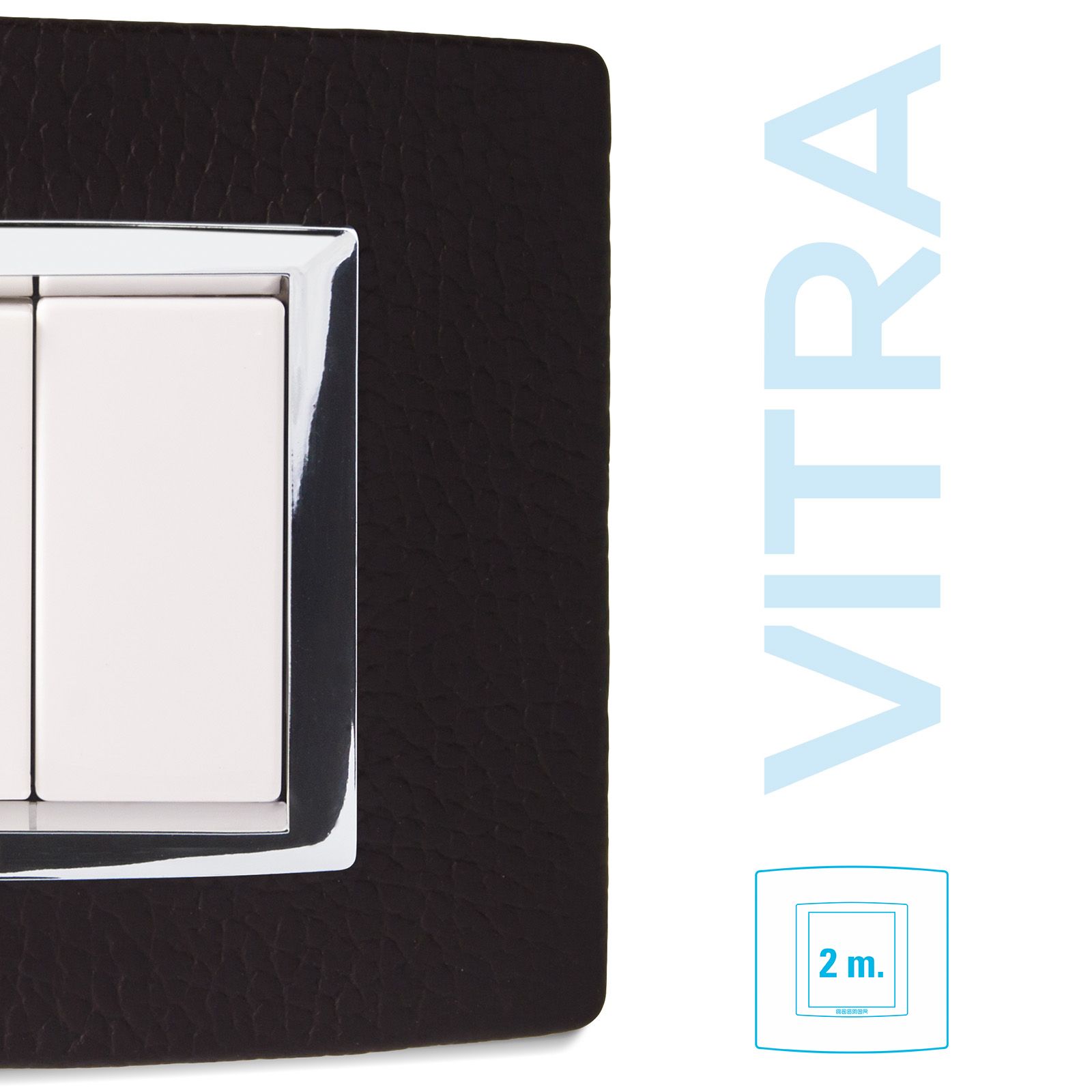 Placca Vitra pelle Testa di Moro 2 P