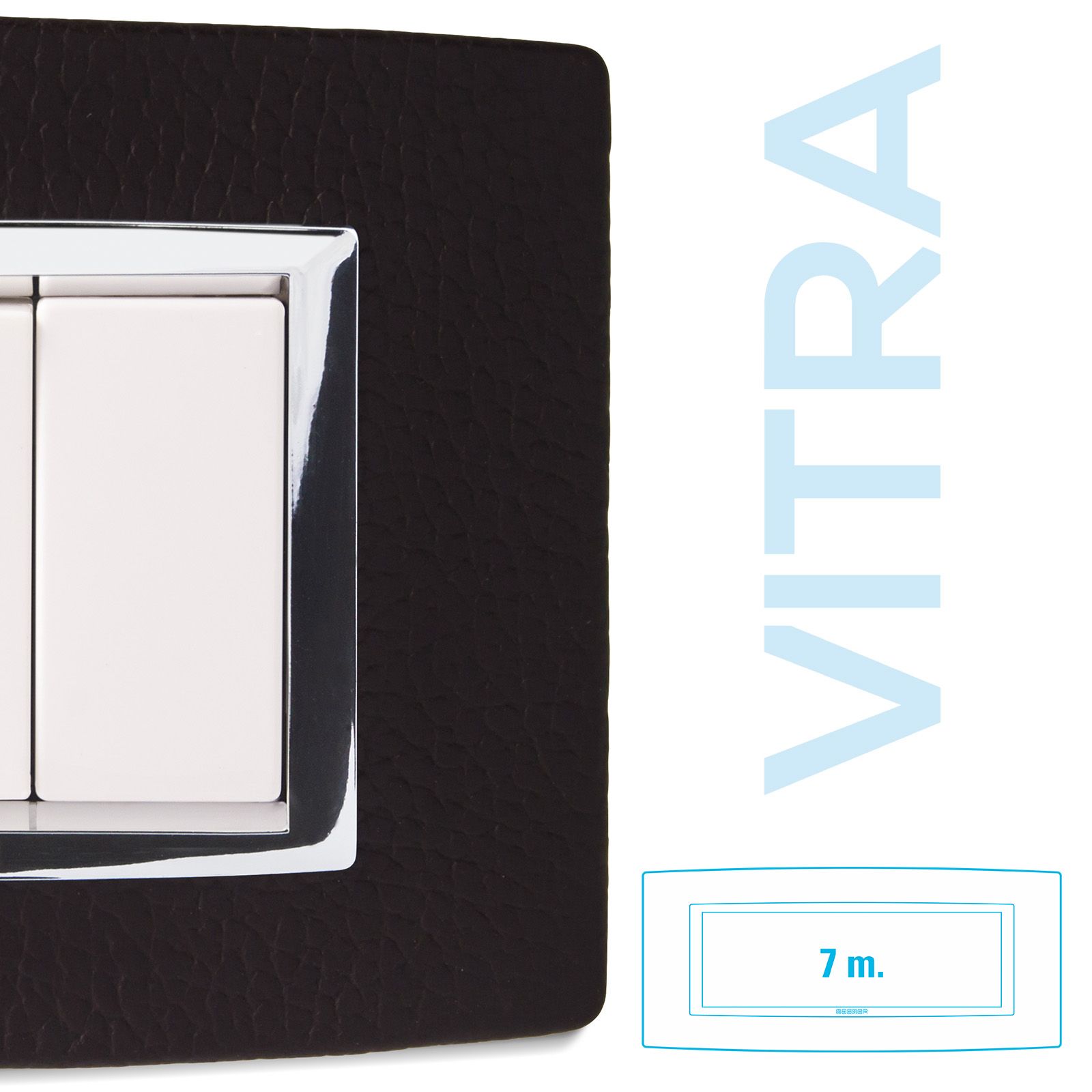 Placca Vitra pelle Testa di Moro 7 P