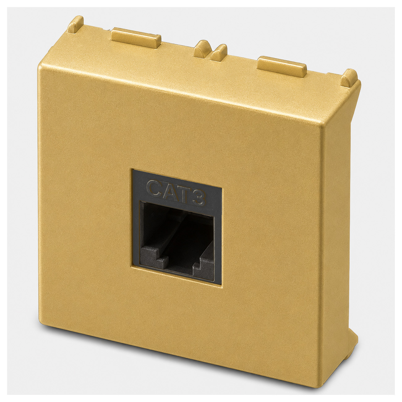 MIX Presa RJ12 6P6C 2 moduli Ottone