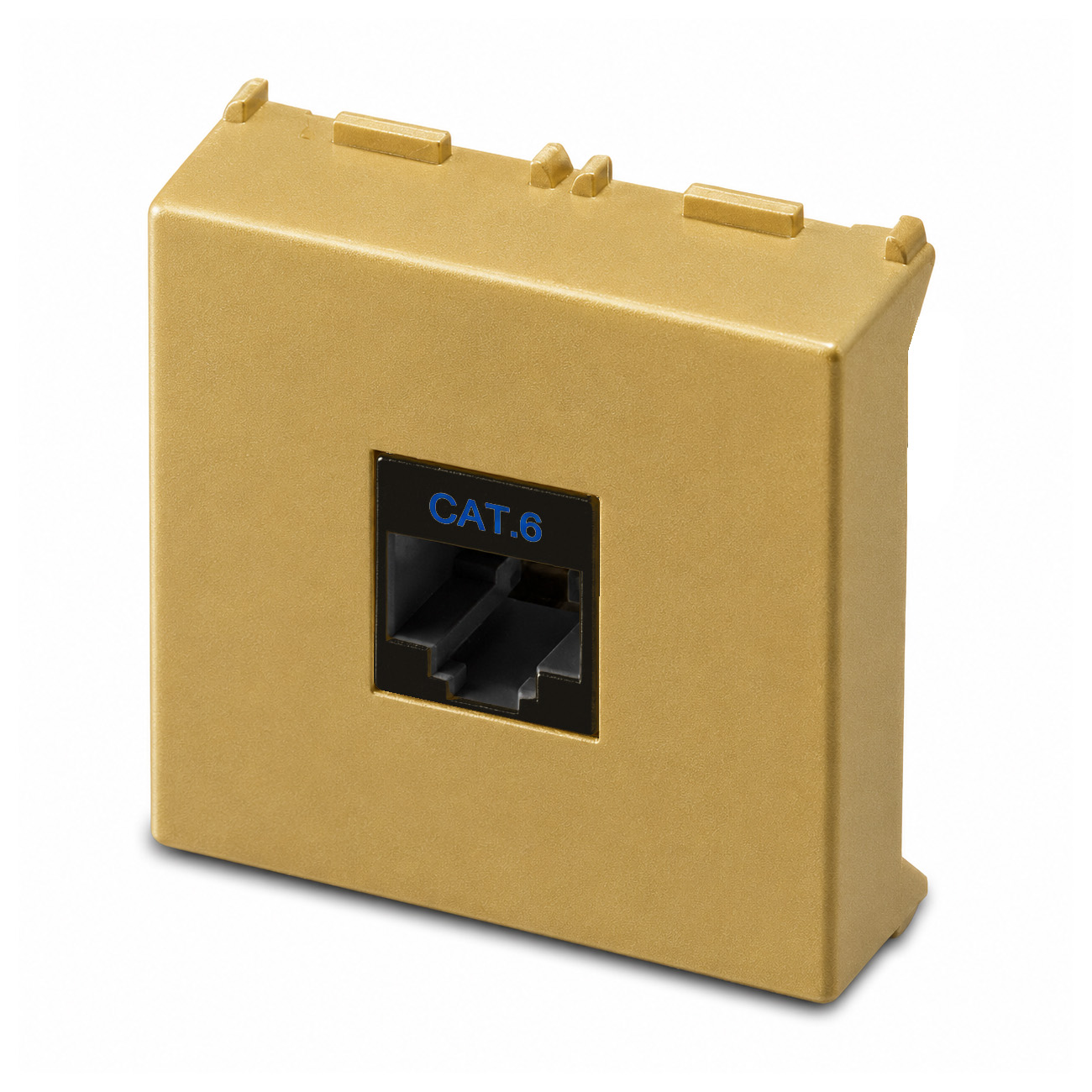 MIX Pr.RJ45 Cat.6 UTP Non Scherm. Ottone