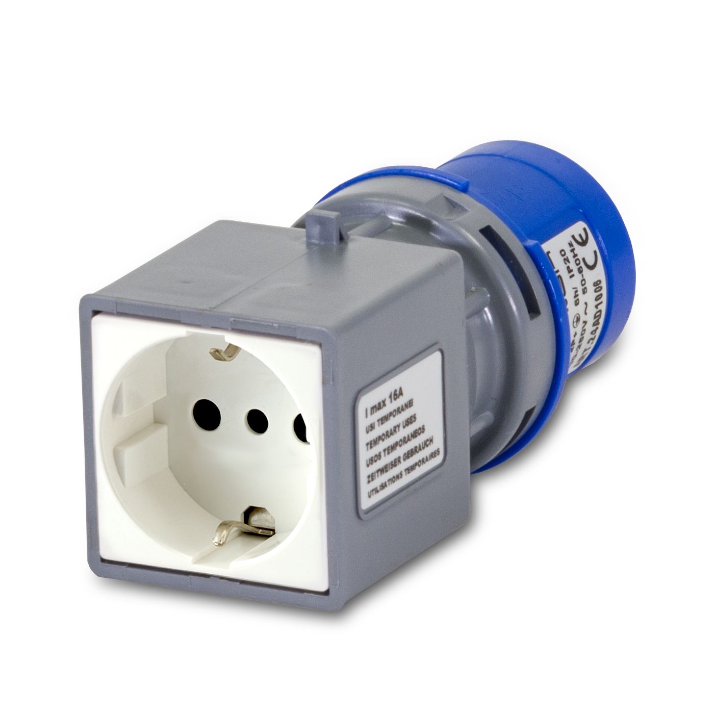 Ad.Ind.Sp.CEE 2P+T 240V 1Pr.Sch. 2P+T