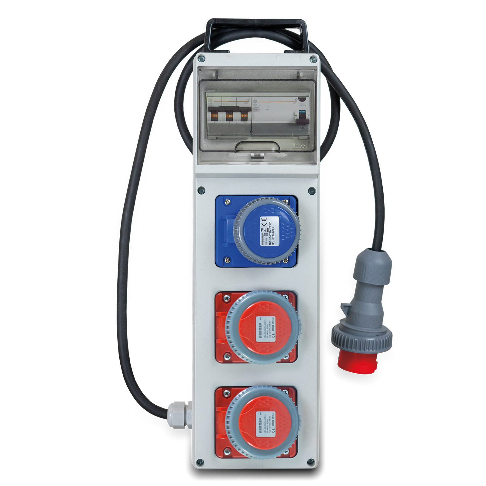 Q.ASC 2Pr.3P+T 380V+1Pr.2P+T 230V IP67