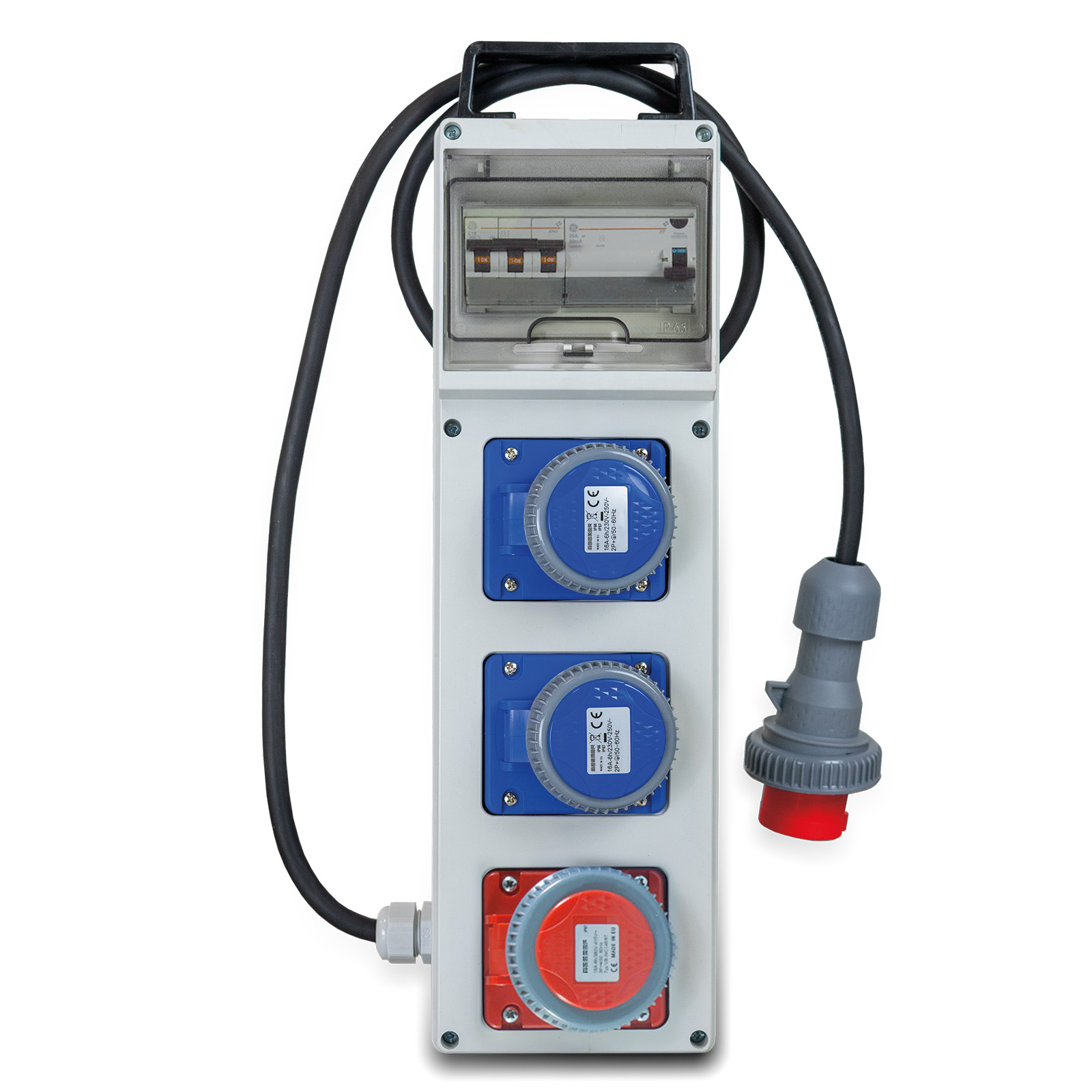 Q.ASC 1Pr.3P+T 380V+2Pr.2P+T 230V IP67