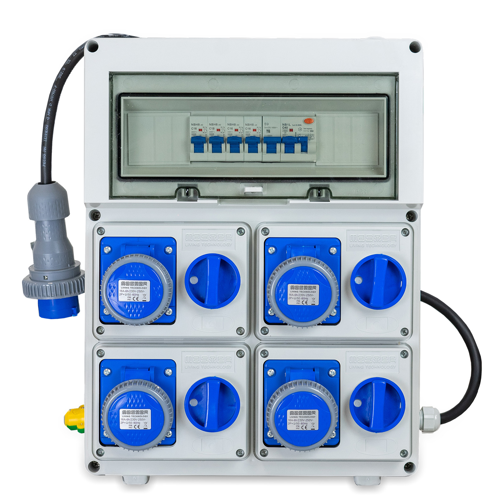 Q.ASC 4Pr.2P+T 16A 230V IP67