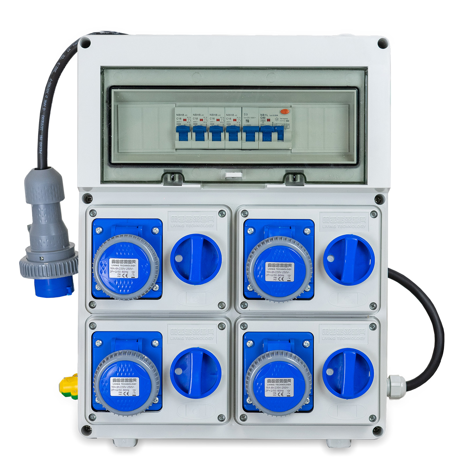 Q.ASC 4Pr.2P+T 230V 16A IP67