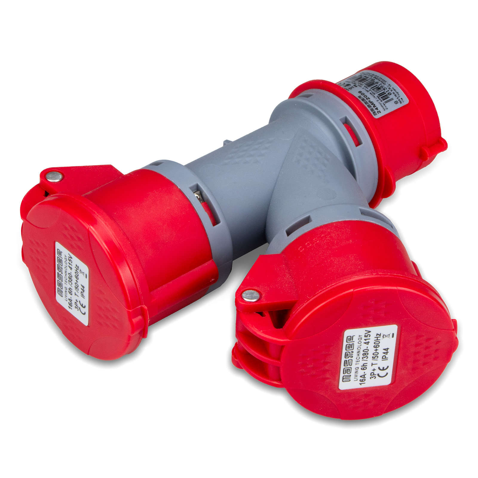 Moltipl.2 Uscite 3P+T 16A 380V 6H IP44