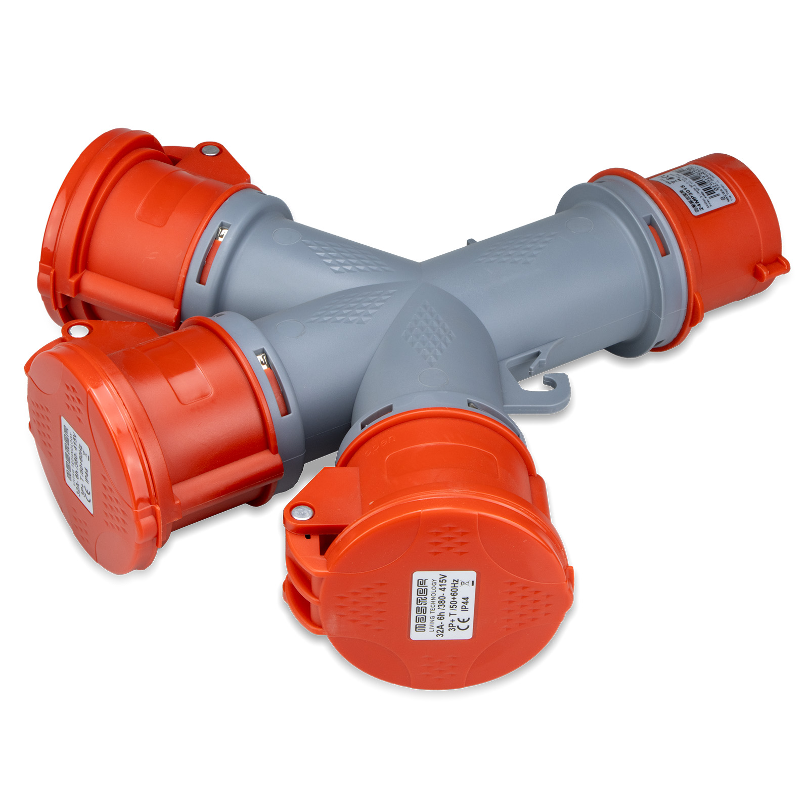 Moltipl.3 Uscite 3P+T 32A 380V IP44