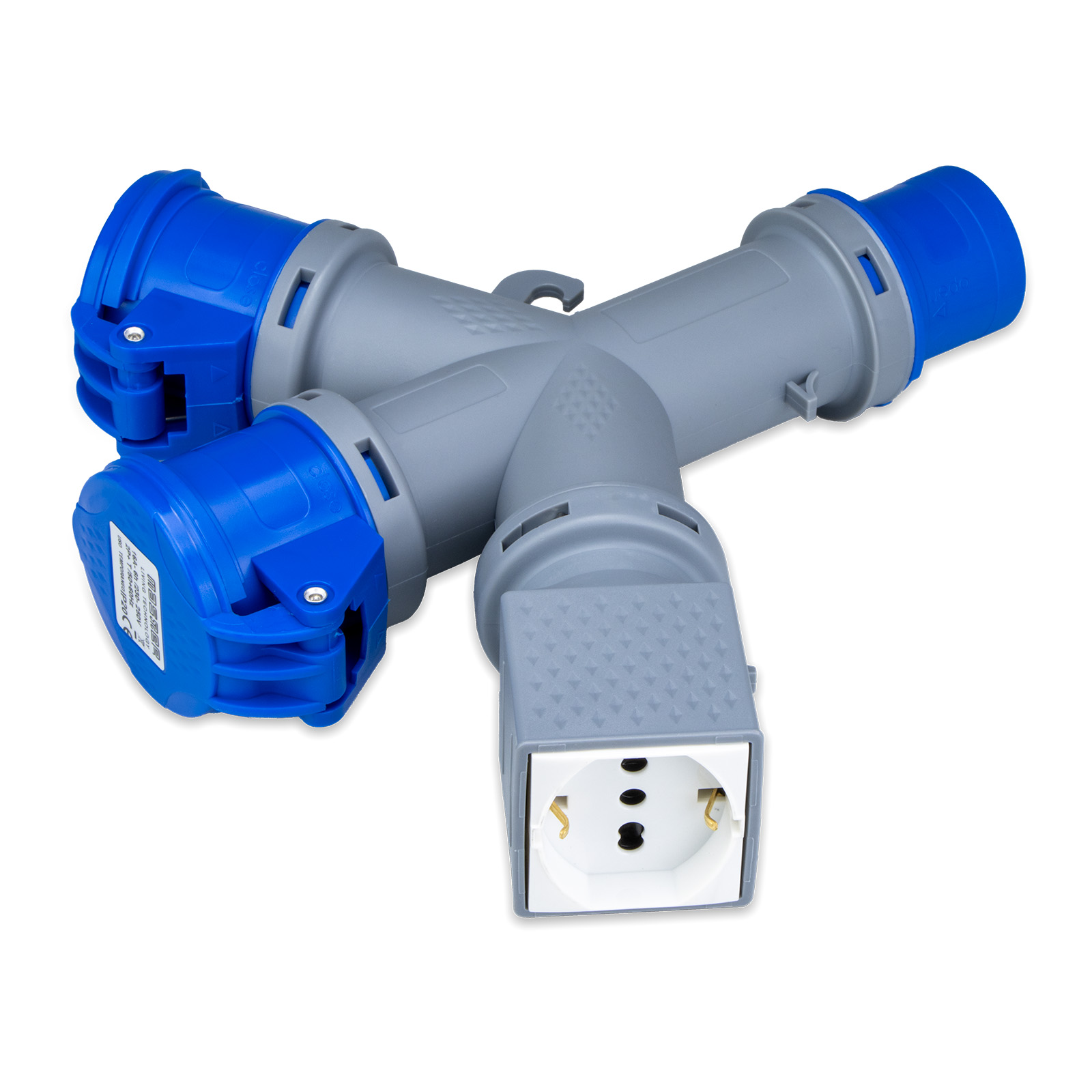 Molt.3Us.Sp.2P+T 16A 240V IP44 + P40
