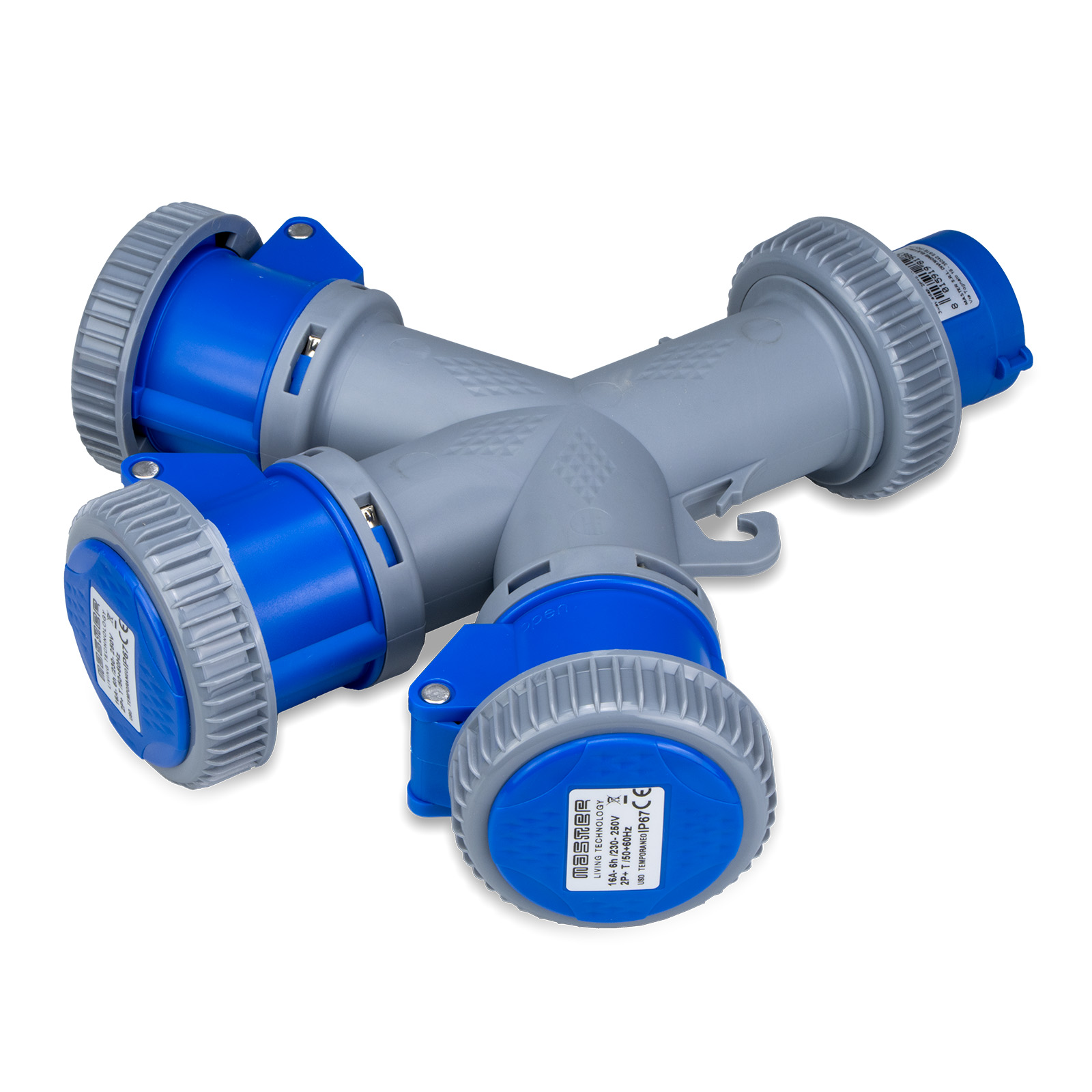 Moltipl.3 Usc.2P+T 16A 240V IP66-IP67