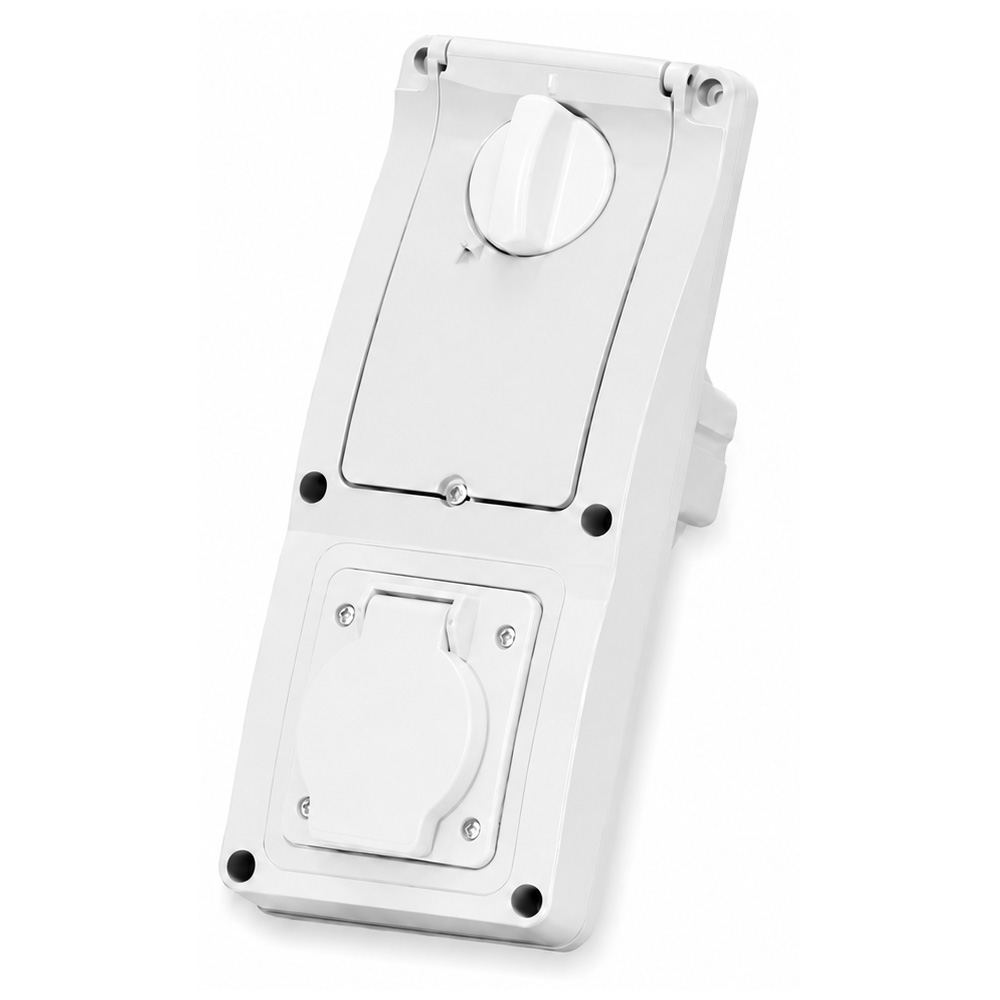 Pr.Int.2P 16A 150VA 42V BIANCO IP44