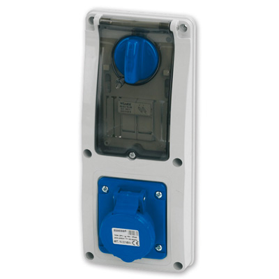 Pr.Int.3P+T 16A 230V 9h BLU IP44