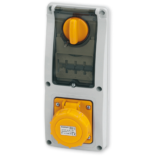 Pr.Int.Mag.2P+T 16A 110V 4h GIALLO IP67