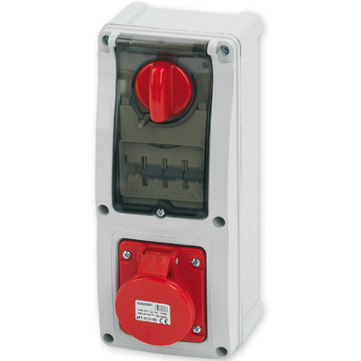Pr.I.Mag.3P+N+T 16A 380V6h ROS.IP44 c/Sc