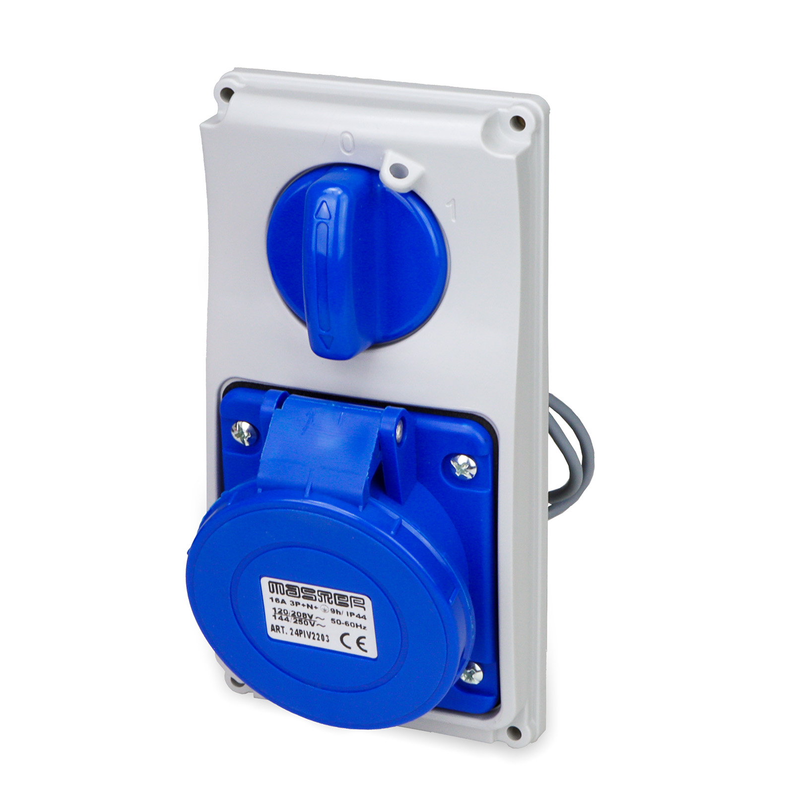 Pr.Int.Vr.3P+N+T 16A 230V 9h BLU IP67