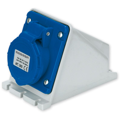 Pr.Parete 2P+T 16A 240V 6h BLU IP44