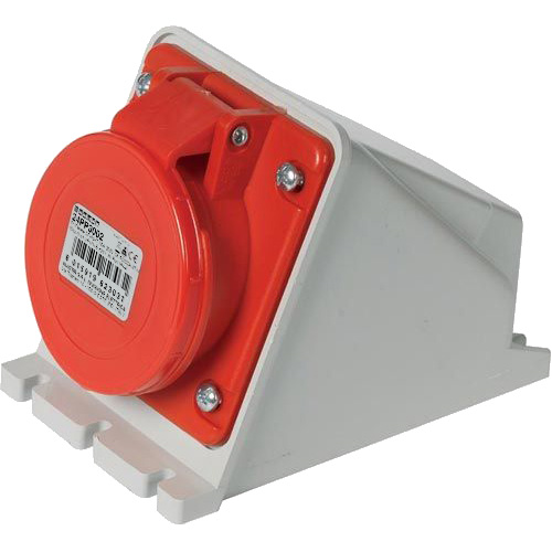 Pr.Parete 3P+N+T 16A 380V 6h ROSSA IP44
