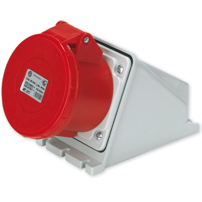 Pr.Parete 3P+T 32A 380V 6h ROSSA IP44