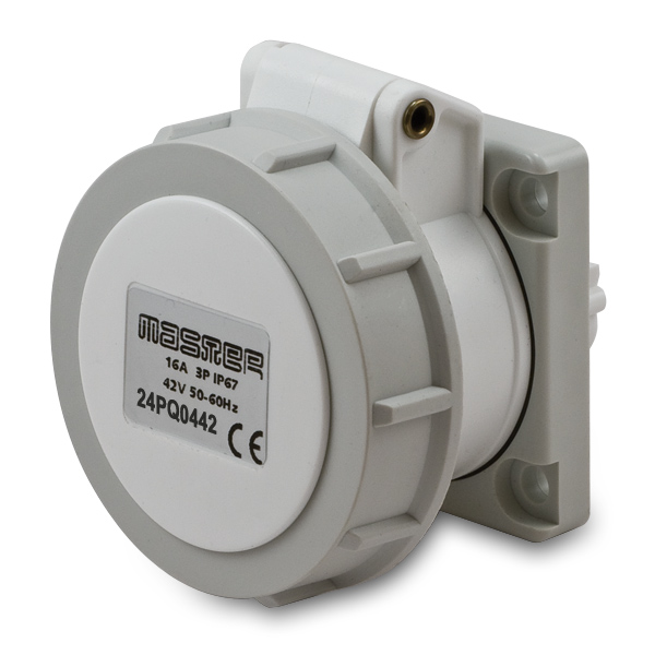Pr.Qua.3P 16A 50/60Hz 42V IP67 BIANCO